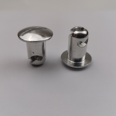 Universale 7/16*.500 di alluminio argento con testa a fessura Dzus Fasciatrici prestazioni e durata ineguagliabili per le parti di auto Sprint