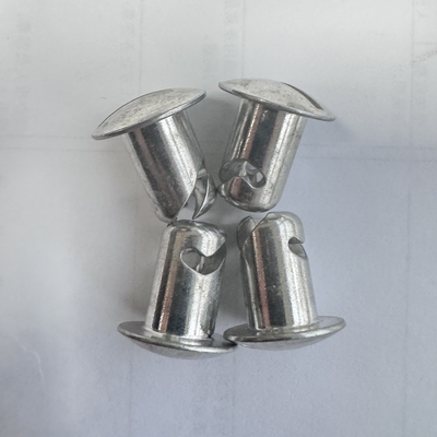 Testa a cupola in argento in alluminio Dzus 7/16 x.500 Fasciatori a rotazione rapida per la modifica della vettura Sprint Universale Installazione rapida