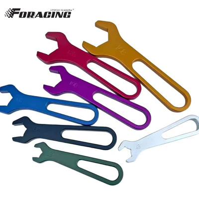 Universal AN Spanner Aluminum Billet Racing Tool Sets 6 pcs One Kit AN4-AN16 Sprint Car Wrenches per le corse e l'adattamento