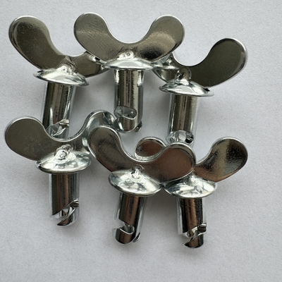 Universal Dzus Dome Butterfly Head Buttons 5/16&quot; x.500&quot; Steel Sprint Car Racing Sostituire/Riparazione Prestazioni Parte essenziale