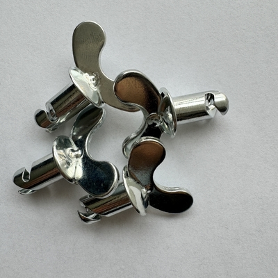 Buttoni della testa della farfalla in acciaio Dzus Dome Argento 5/16 &quot;x.500&quot; per la presa e le prestazioni della macchina Sprint