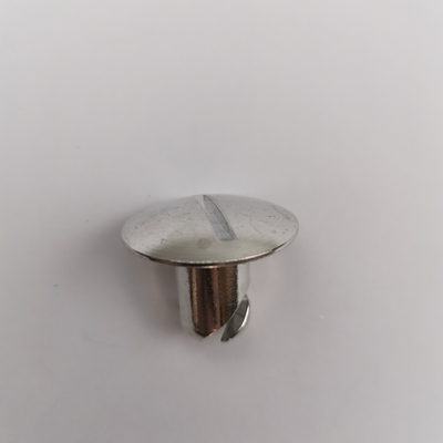 Compatibilità universale 7/16&quot; Sprint Car Argento Aluminico Quarter Turn Dzus con 1&quot; Grande Testa Disegno di finitura argento
