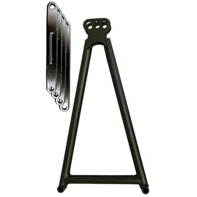 13-5/8&quot; Chromoly 4130 Sprint Car Racing Black Jacobs Scala Kit con 7&quot; Strap