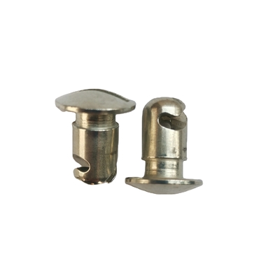 Modello di testa a fessura universale 3/8 &quot;x.500&quot; Quarter Turn Dzus Stud Fastener in acciaio per parti di auto Sprint e di lunga durata
