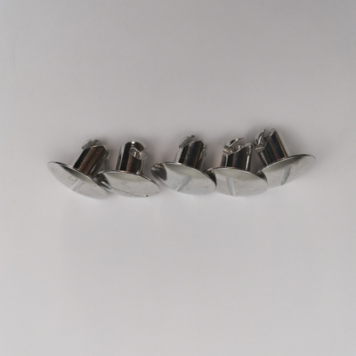 Universal Fitment Aluminium Quarter Turn Dzus 1&quot; Testa grande 7/16&quot; x.500 Silver Sprint Car Replacement Parts Riparazione Aggiornamento