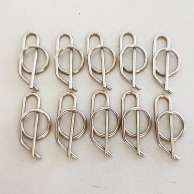 Argento 304SS Universal Rue Clip Acciaio inossidabile 3/8&quot; Jacobs Scale Pin Quick Release Clevis Clip Sprint Car