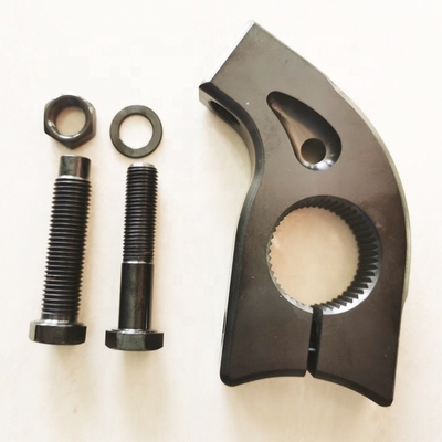 OE NO. N/M Nero PVD Titanium Torsion Stop 1 3/4&quot; Split Sprint Car con Universal Pinch Bullet Bolt 3/8&quot;-24X1.35&quot; e 1-1/8&quot; Spline
