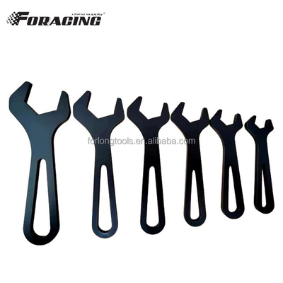 Universal Car AN Fitting Wrench Kit AN4-An16 Black Racing CNC Parts with Aluminum Construction Sprint Set utensili per auto 6PCS