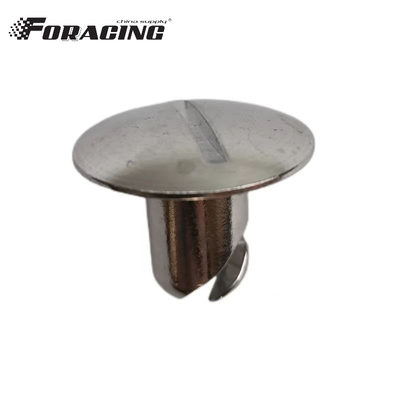 Universal Car Fitment 1&quot; Grande testa 7/16&quot; x.500 argento alluminio Quarter Turn Dzus per auto da corsa Universal Fit