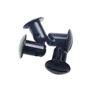 Fitting universale per auto nero Quarter Turn Dzus Stud 7/16 &quot;x.600&quot; Fastener in alluminio per una facile installazione su auto nere