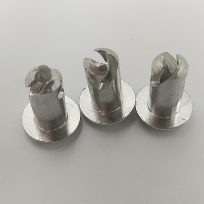 Argento alluminio 5/16&quot;.500&quot; 1/4 Quick Turn Dzus Piccola testa Sprint Auto leggero