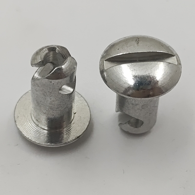 Argento alluminio 5/16&quot;.500&quot; 1/4 Quick Turn Dzus Piccola testa Sprint Auto leggero