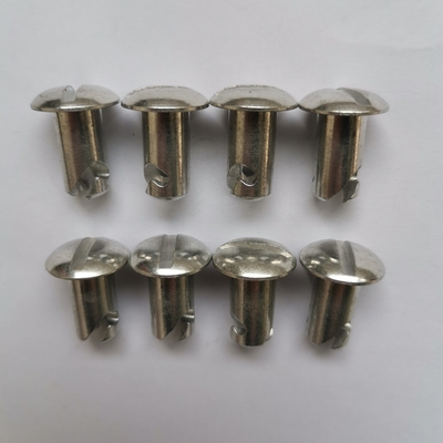 Argento alluminio 5/16&quot;.500&quot; 1/4 Quick Turn Dzus Piccola testa Sprint Auto leggero