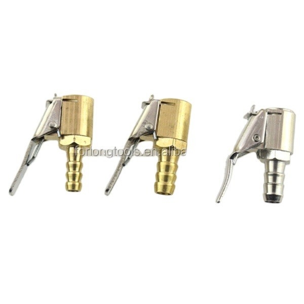 Universal Car Fitment 6mm Hose Brass Body Air Chuck con clip in lega di zinco La soluzione definitiva di sostituzione / riparazione