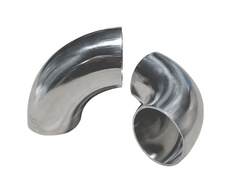 1.5mm Spessore acciaio inossidabile 304 90 gradi curva gomito tubo di scarico connessione saldatura rotonda 3 INCH/76MM resistente alla corrosione