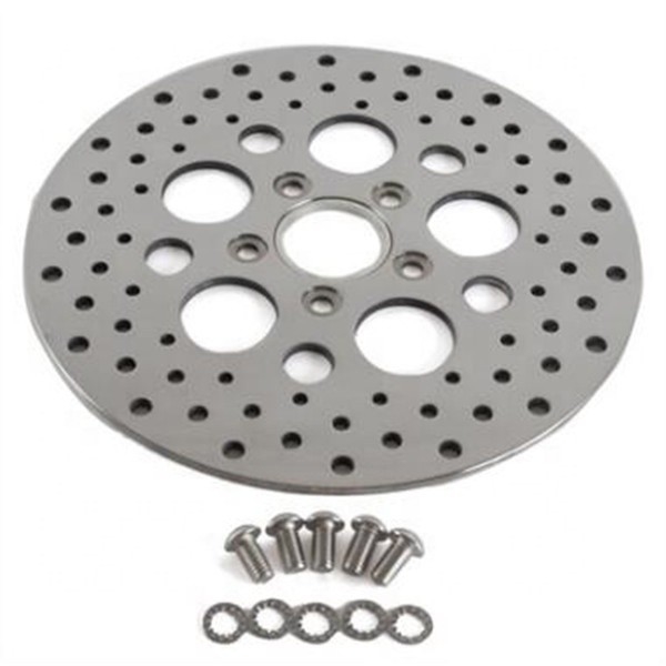 Rotore a disco freno anteriore in acciaio inossidabile di spessore fisso di 5,0 mm per Harley Davidson e design durevole