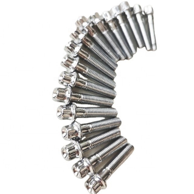 Anno Universale M7*32mm 12 punti per ruote a cromo per auto universali