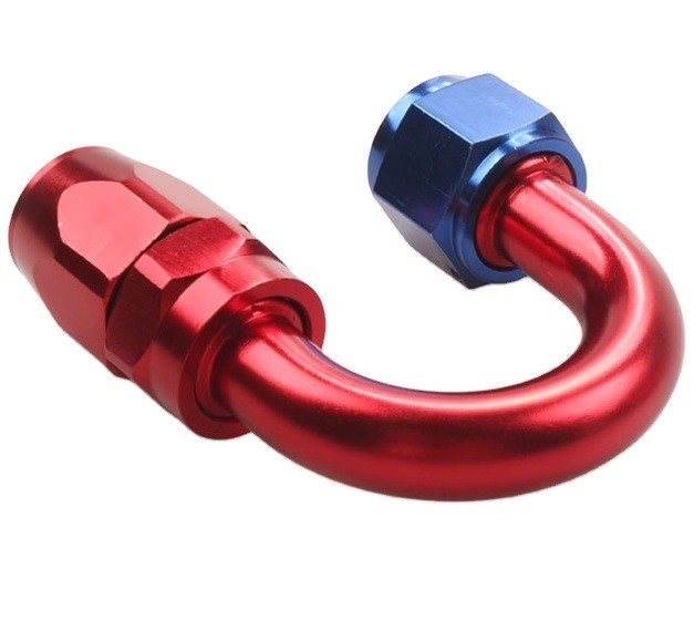 Funzionamento universale dell'alluminio AN4 AN6 AN8 AN10 Fittings girevoli con collegamenti ad angolo di 45 gradi