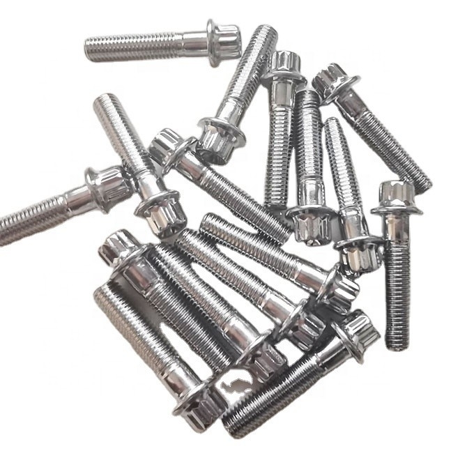 Compatibilità universale M7x32 Acciaio Cromo Placcato 12 Punti Cerniera con montatura universale e rivestimento cromo durevole