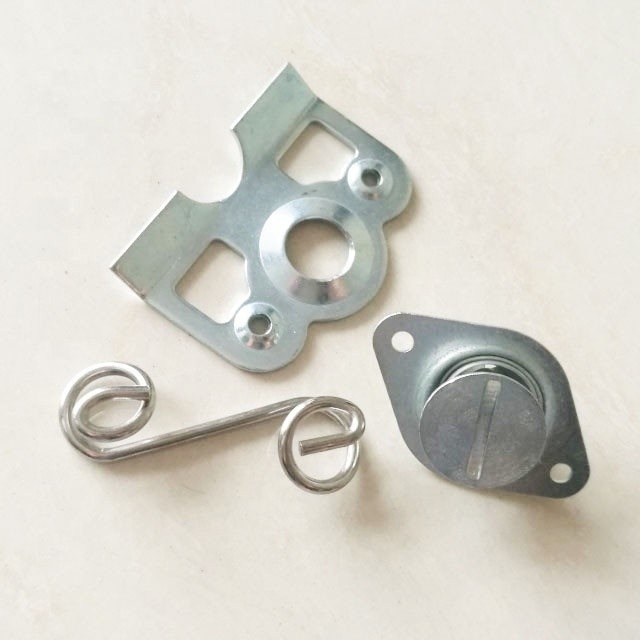 Fabbricazione su misura DZUS Fastener 7/16 di acciaio autoespulsibile con testa a fessura.500 presa con piastre di molla per la sostituzione / riparazione