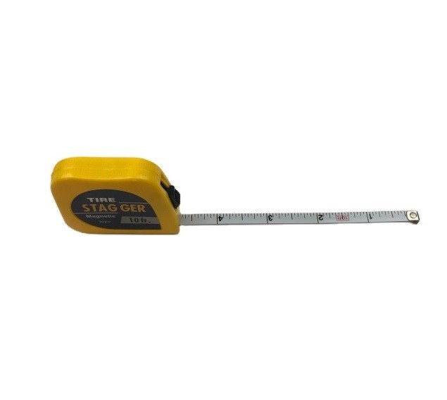 Acciaio giallo 3M 10 piedi Pneumatico Stagger Nastro misura con 1/4 pollice larghezza lama economica e pesante costruzione