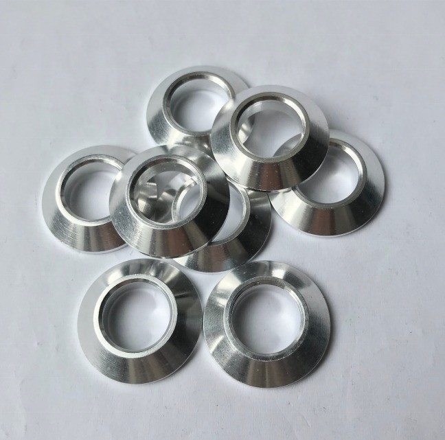 Standard industriale generale DIN Stile naturale Sprint Car Tie Rod Cone Spacer Alluminio 1/2'' Buco