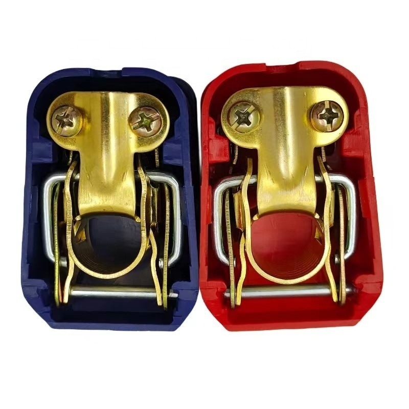 Clamping Down Copper-Zin Plated Battery Switch Terminal 4-6 AWG Gauge Input per Car Boat Steel e Messaggi