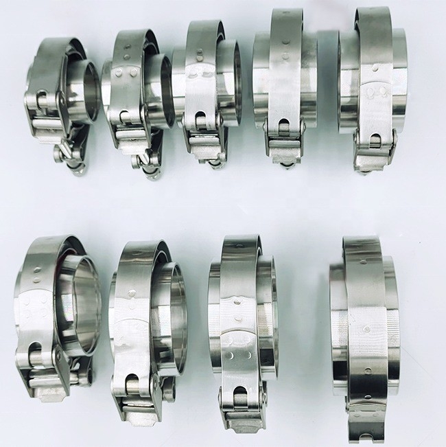 1.5-6.0 Universal 304 inossidabile V Band Exhaust Clamps con kit di flange maschile femminile anno universale universale
