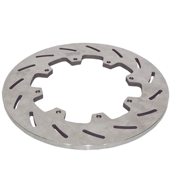 Dischi di freno di auto modello di auto 12.00 &quot;rotore di titanio sprint con 8 x 7&quot; cerchio di bullone e disegno a fessure in finitura in titanio