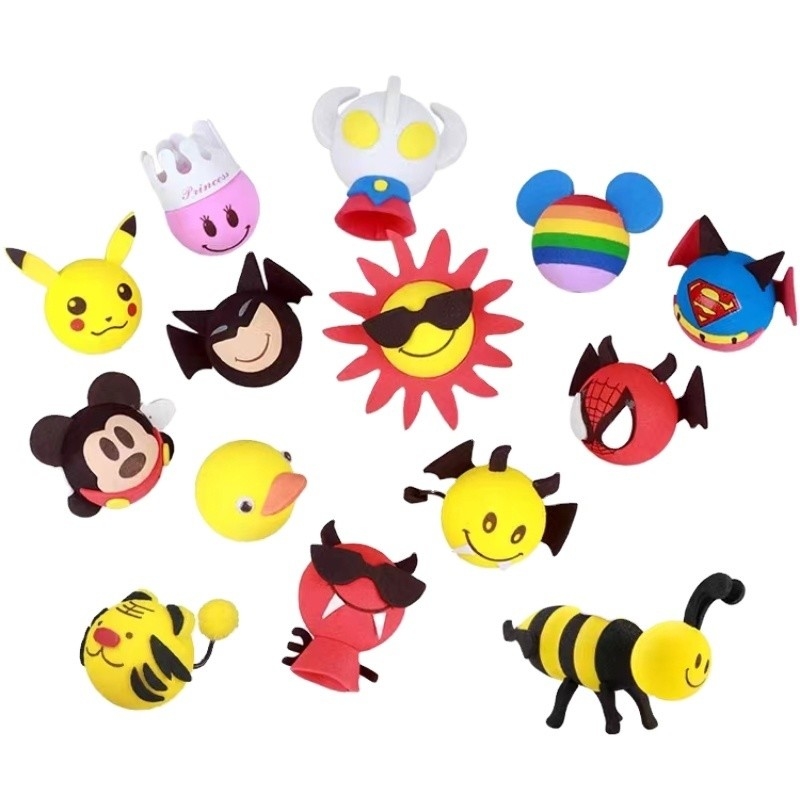 Antenna Topper Ball per auto universale in schiuma EVA multicolore con materiale soft play