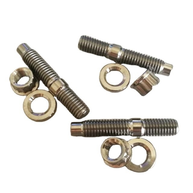 Performance del motore migliorata con finitura naturale Titanio Turbo a Manifold Stud Kit M8 M10 e DIN Standard