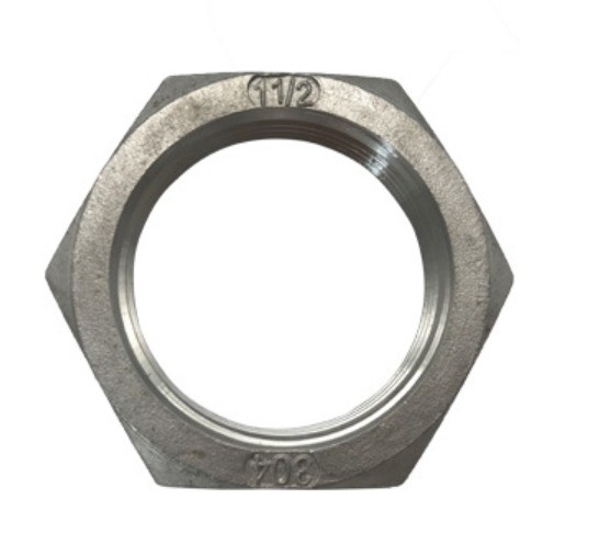GB Standard 5/8-18 Titanio Hex Jam Nuts For Heim Joint Rod End Thin Nut Hexagon Natural Finish Imperial Inch Titanio