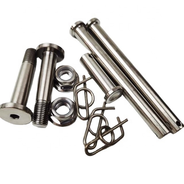 Universal Jacobs Scala Titanio Cerniera Nylon Insert Noce o Titanio Pin Set Per Sprint Car Sostituire / Riparazione Universal Car Fitting