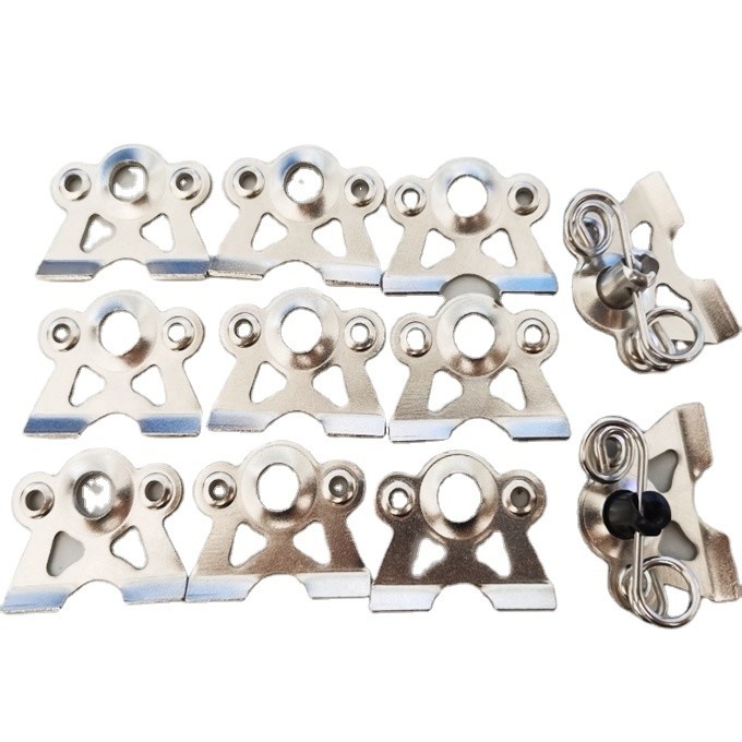 Zinc rivestito Quarter Turn Dzus Back Plate per 1&quot; molle Sprintcar Standard DIN Sistema di misurazione Inch imperiale