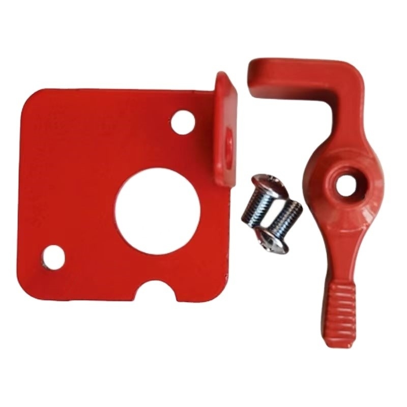 Aggiorna l'interruttore di climatizzazione della tua auto con questo kit di leva di blocco dell'interruttore della batteria in giallo rosso e argento per garantire la sicurezza
