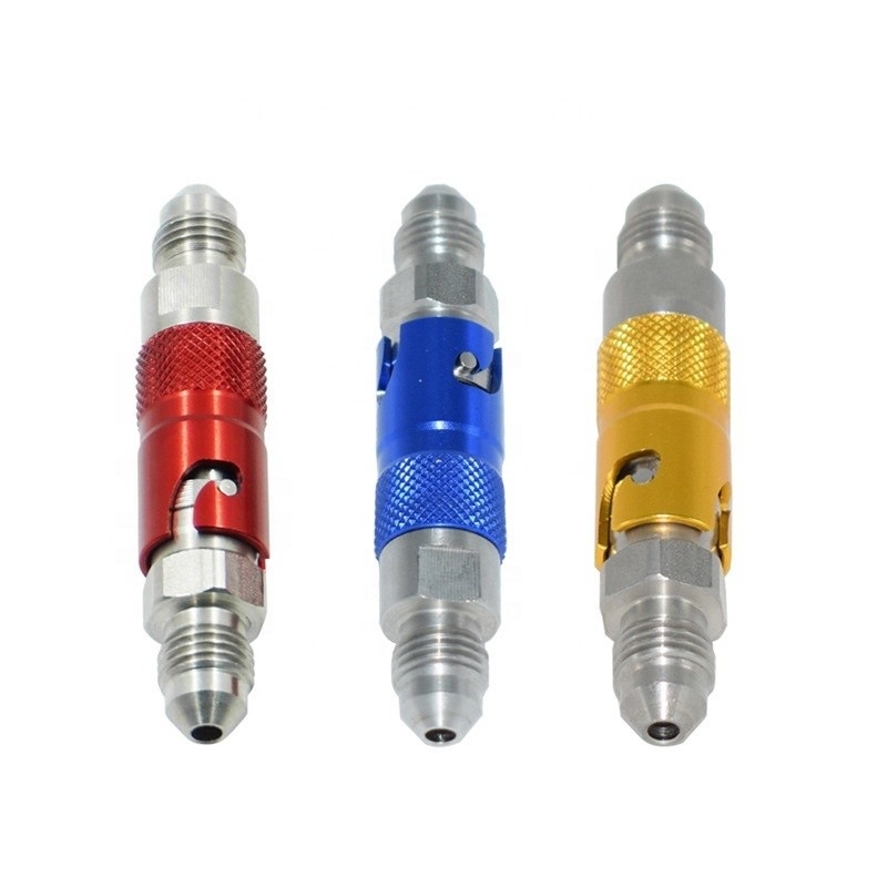 Fittings per l'adattatore del tubo di accoppiamento del freno a secco a rilascio rapido in titanio AN3 universale per collegamenti universali della linea di frenatura delle automobili