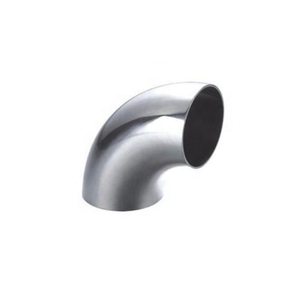 304 acciaio inossidabile 90 gradi curvatura di saldatura gomito 90 45 gradi 76 mm OD testa rotonda codice standard industriale costruzione