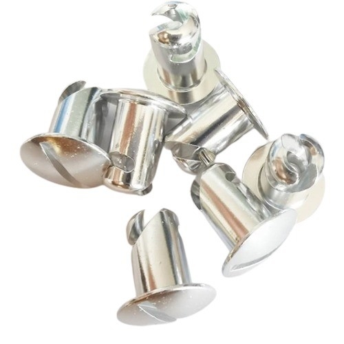 Alluminio universale 7/16&quot; per.500&quot; 1/4 Quick Turn DOME HEAD Dzus Fasteners Alluminio argento per prestazioni universali