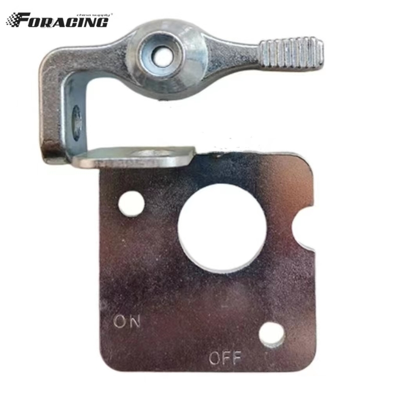 Universal Car A/C SWITCH Battery Master Disconnect Switch Kit di leva di blocco rosso e giallo per le corse di prestazioni in acciaio