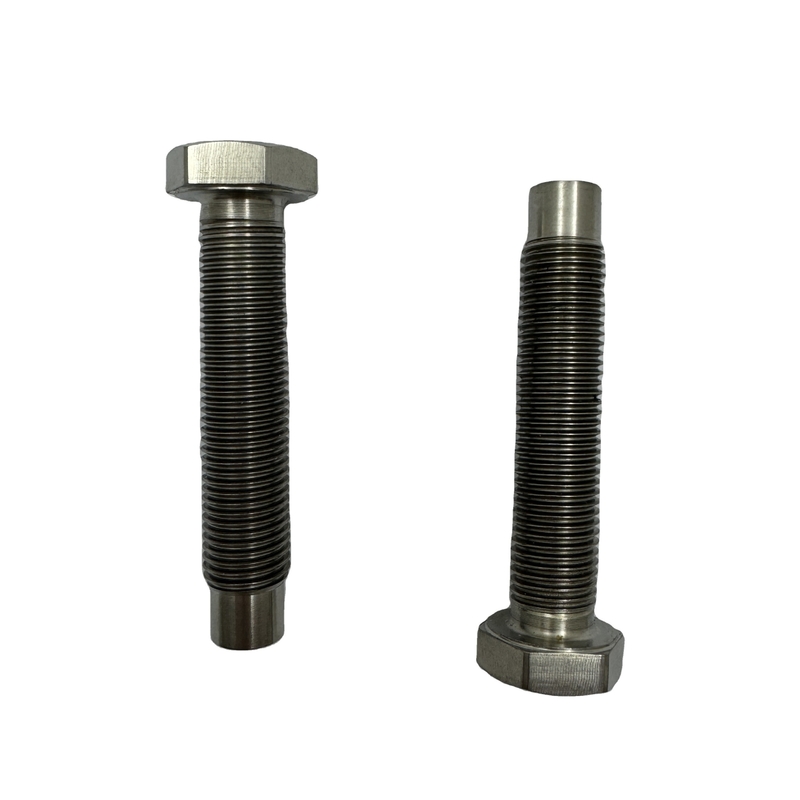 Sprint Titanium Torsion Stop 3/8&quot;-24 Bullet Nose Micro Adjust Bolt con finitura naturale