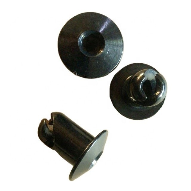 Fitting per auto universale in alluminio su misura Dzus Allen Head Button Quarter Turn Fasteners 7/16&quot;.500 Nero a prezzi accessibili