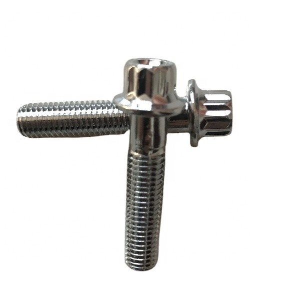 12 PT BBS RS/RX Split Rim Bolts M7 x 32 Acciaio cromato per prestazioni standard DIN prestazioni durature