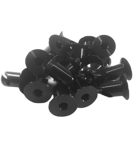 Universal Year Standard OE NO. 7/16&quot; Aluminum Dzus Button Flush Allen Head Quarter Turn Fasteners.500 Black Installazione rapida e sicura