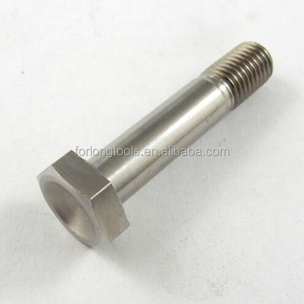 DIN Standard GR5 Titanio Hex testa bullone 1/2 &quot;-20 x 4,5&quot; bulloni con finitura naturale 6AL-4V Lega di titanio