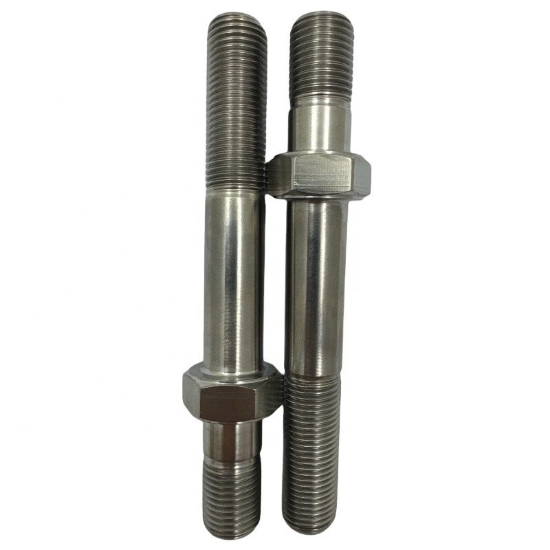 DIN Standard Titanium One Nut Stud 4.10&quot; Shock Mount Stud Bolt 1/2 -20 Maxim Winters TI Bolt per macchine da costruzione