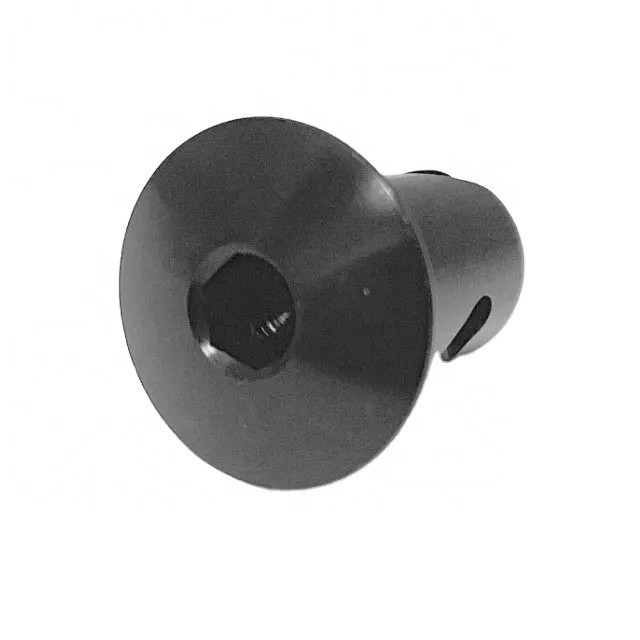 Universale 7/16&quot; di alluminio Dzus Button Dome Allen Head Quarter Turn Fasteners.500 Nero Sostituzione/riparazione rapida e facile