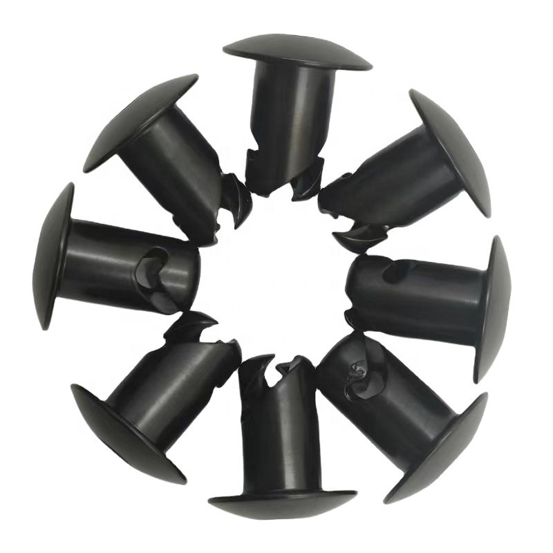 Universal 7/16&quot; Aluminum Dzus Stud Dome Head.500 Black Quarter Turn Fasteners La scelta migliore per la personalizzazione delle vetture Sprint