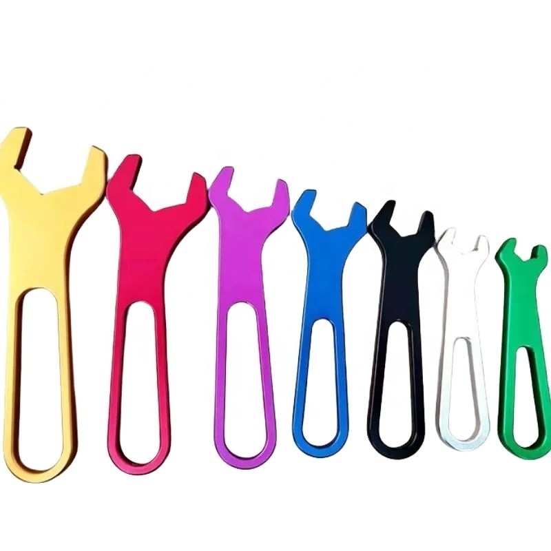 6 pezzi AN Spanner Alluminio Billet Racing Tool Set per Universal Car Fitment An4-An16 Sprint Car Wrenches a prezzi accessibili