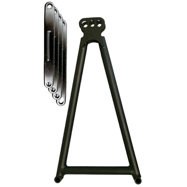 13-5/8&quot; Black Jacobs Ladder Kit realizzato in Chromoly durable 4130 per l'allineamento universale nelle vetture Sprint e nella costruzione durevole