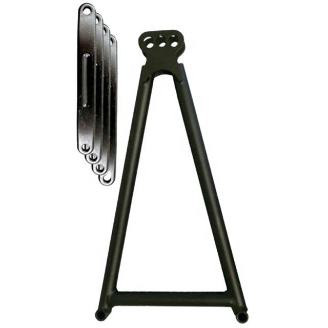 13-5/8&quot; Chromoly 4130 Sprint Car Racing Black Jacobs Scala Kit con 7&quot; Strap